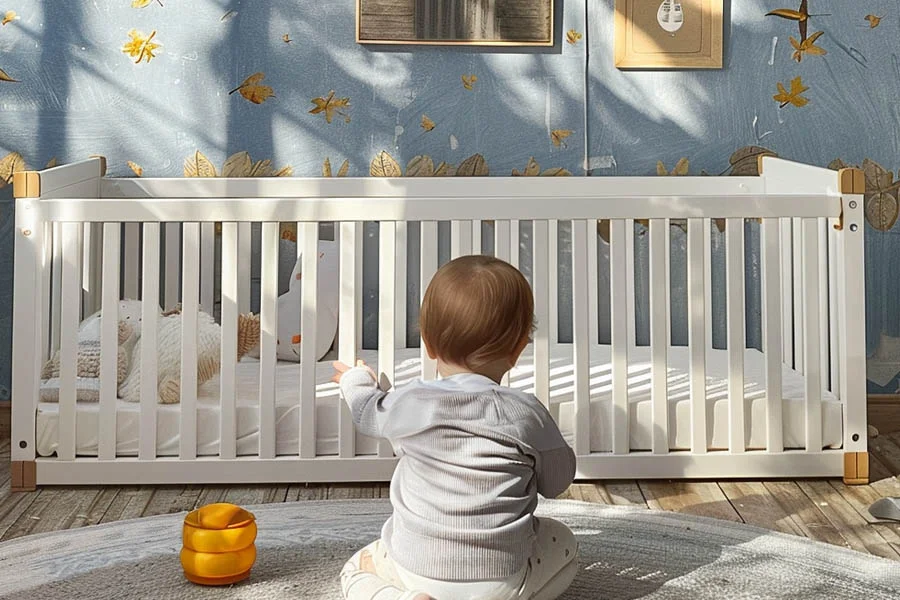 Montessori Floor Bed with Safety Features